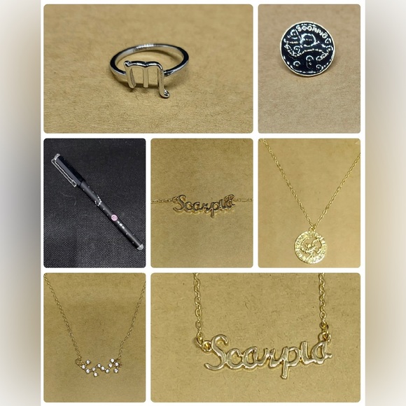 Scorpio Astrology Jewelry Set (FREE SHIPPING) - Picture 2 of 2